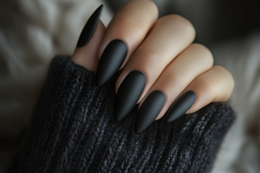 Edgy Matte Nail Designs