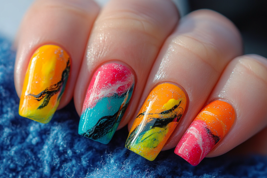 Bright Nail Designs to Add a Pop of Color