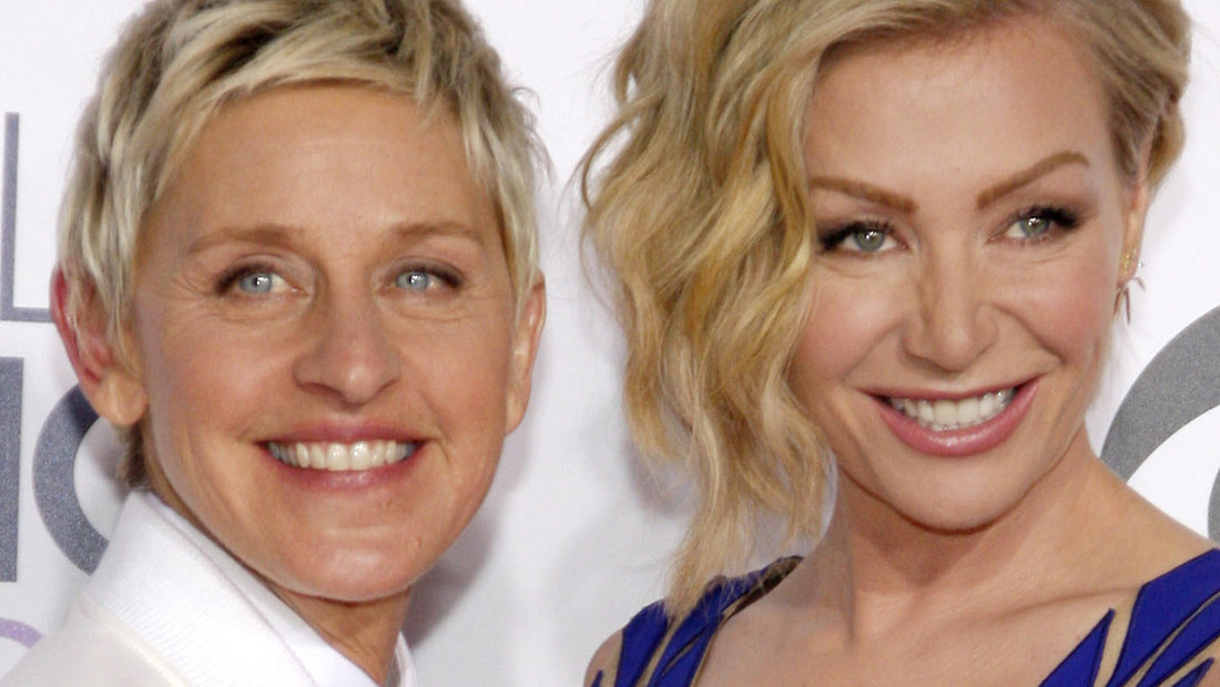 Ellen DeGeneres (Aquarius) and Portia de Rossi (Aquarius)