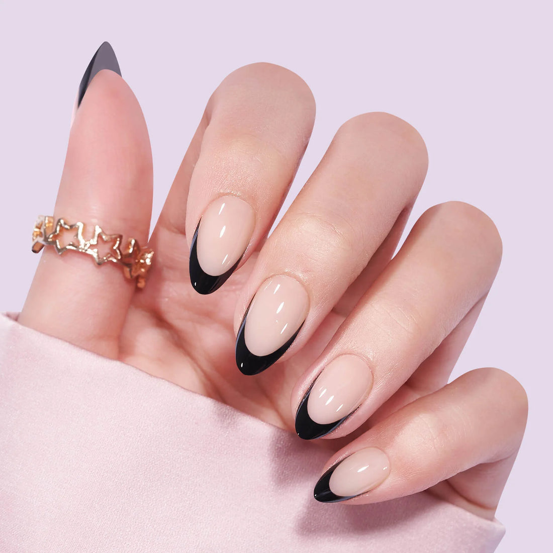 10 Elegant Black French Nail Designs for a Sophisticated Edge