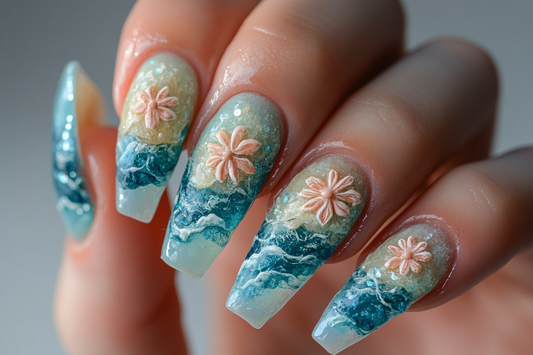 Mermaid-Inspired Nail Designs That Make Waves